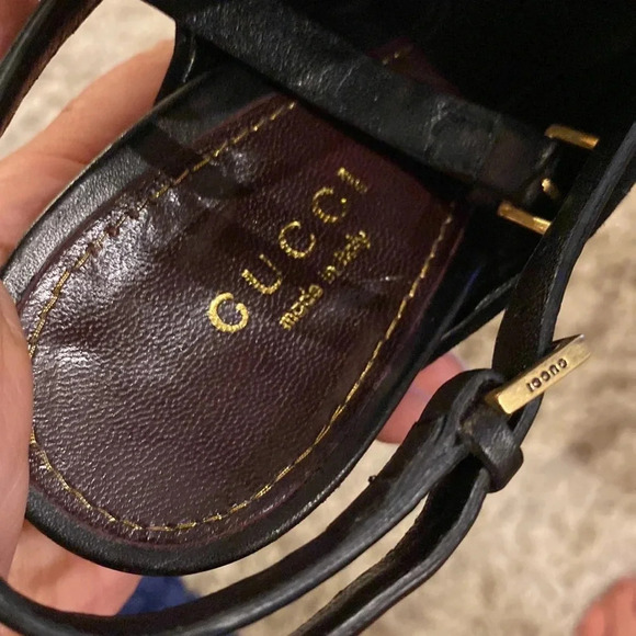 Gucci suede sandals size 6.5 - Picture 7 of 8